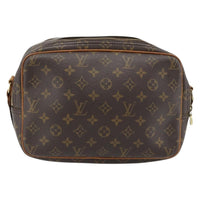 Louis Vuitton Reporter Bag Monogram Canvas Brown Canvas Shoulder Bag Bag (Authentic Pre-Loved)