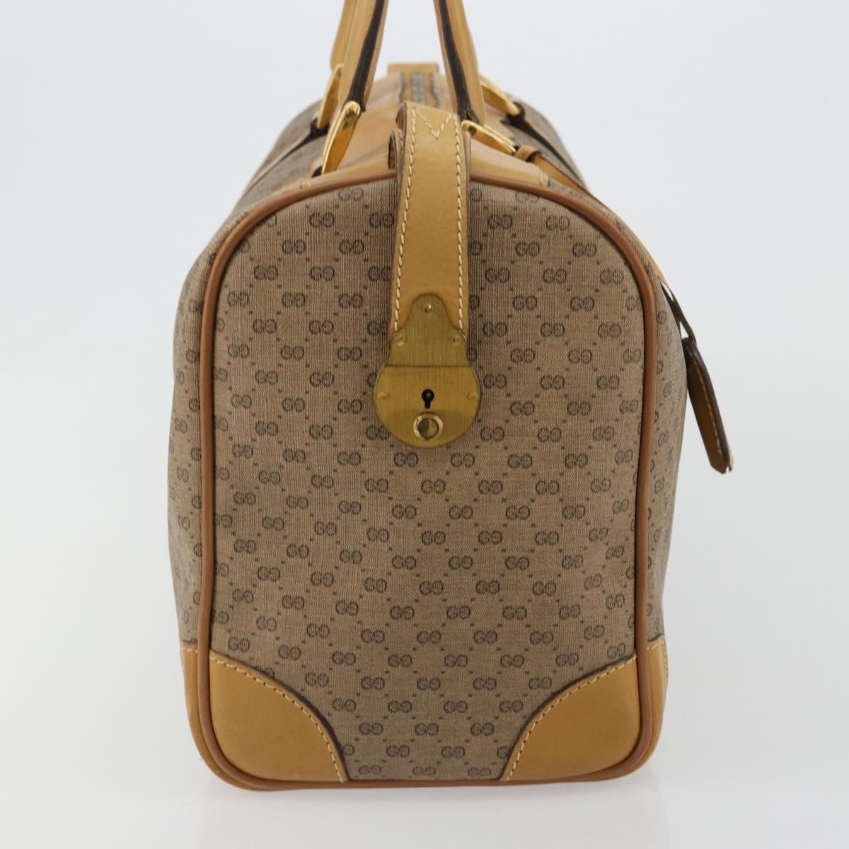 Gucci Gucci Vintage Travel Bag Gg Canvas Beige Pvc Travel Bag Bag (Pre-Loved)