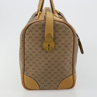 Gucci Gucci Vintage Travel Bag Gg Canvas Beige Pvc Travel Bag Bag (Pre-Loved)