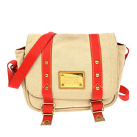 Louis Vuitton Antigua Besace Messenger Bag Canvas Beige Canvas Shoulder Bag Bag (Authentic Pre-Loved)