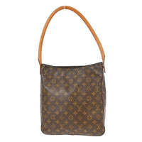Louis Vuitton Louis Vuitton Monogram Looping Handbag Monogram Canvas Brown Canvas Shoulder Bag Bag (Authentic Pre-Loved)