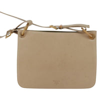 Prada Vintage Shoulder Bag Leather Beige Leather Shoulder Bag Bag (Authentic Pre-Loved)