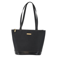 Burberry Vintage Tote Bag Leather Black Leather Tote Bag Bag (Pre-Loved)