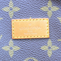 Louis Vuitton Saumur Handbag Monogram Canvas Brown Canvas Shoulder Bag Bag (Pre-Loved)