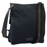 Gucci Sherry Line Shoulder Bag Canvas Black Canvas Shoulder Bag Bag (Authentic Pre-Loved)