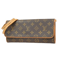 Louis Vuitton Twin Handbag Monogram Canvas Brown Canvas Clutche & Pouche Bag (Pre-Loved)