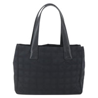 Chanel Travel Line Tote Nylon Black Nylon Tote Bag Bag (Authentic Pre-Loved)