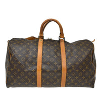 Louis Vuitton Louis Vuitton Keepall Bag Monogram Canvas Brown Canvas Travel Bag Bag (Pre-Loved)