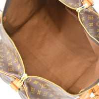 Louis Vuitton Keepall Bandouliere Bag Monogram Canvas Brown Canvas Travel Bag Bag (Pre-Loved)