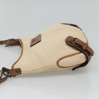 Burberry Blue Label Shoulder Bag Canvas Beige Canvas Shoulder Bag Bag (Pre-Loved)