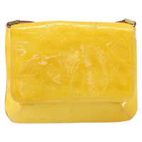 Louis Vuitton Thompson Street Handbag Monogram Vernis Yellow Patent_Leather Shoulder Bag Bag (Pre-Loved)