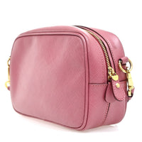 Salvatore Ferragamo Gancini Shoulder Bag Leather Pink Leather Shoulder Bag Bag (Authentic Pre-Loved)