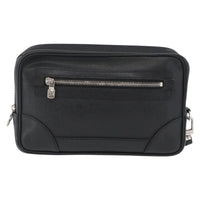 Louis Vuitton Pavel Handbag Taiga Leather Black Leather Clutche & Pouche Bag (Pre-Loved)