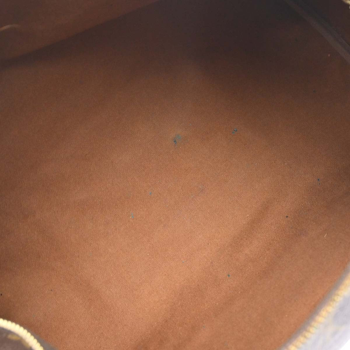 Louis Vuitton Speedy Handbag Monogram Canvas Brown Canvas Handbag (Authentic Pre-Loved)
