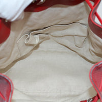 Gucci Soho Drawstring Backpack Leather Red Leather Backpack Bag (Authentic Pre-Loved)
