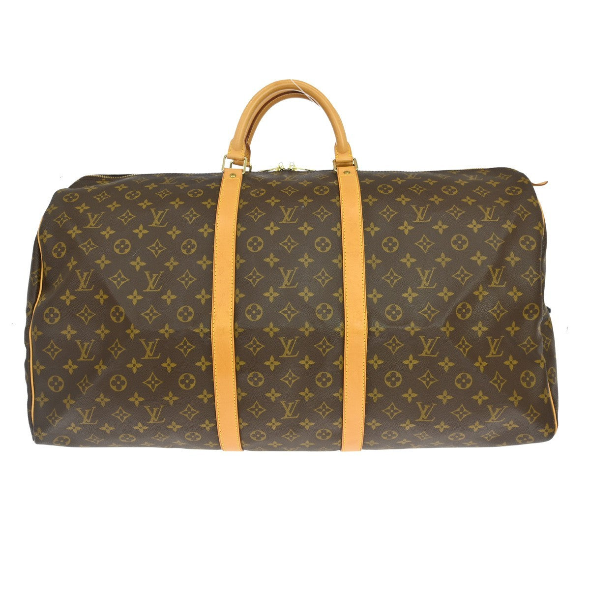 Louis Vuitton Louis Vuitton Keepall Bag Monogram Canvas Brown Canvas Travel Bag Bag (Authentic Pre-Loved)