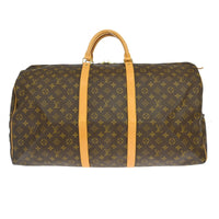 Louis Vuitton Louis Vuitton Keepall Bag Monogram Canvas Brown Canvas Travel Bag Bag (Authentic Pre-Loved)
