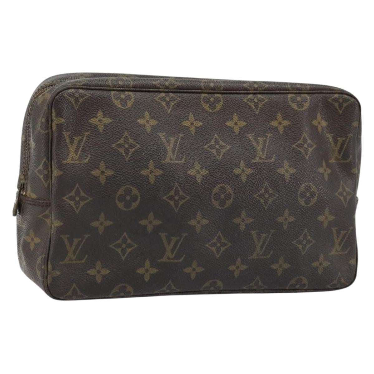 Louis Vuitton Trousse Toilette Monogram Canvas Brown Canvas Clutche & Pouche Bag (Authentic Pre-Loved)