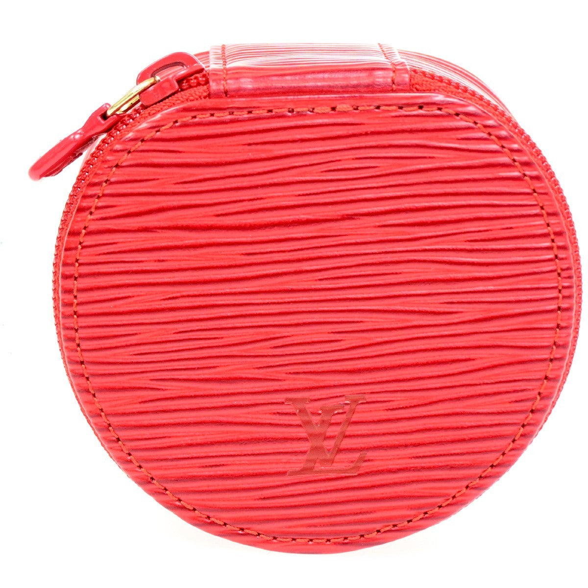 Louis Vuitton Ecrin Bijoux Jewelry Case Epi Leather Red Leather Clutche & Pouche Bag (Authentic Pre-Loved)
