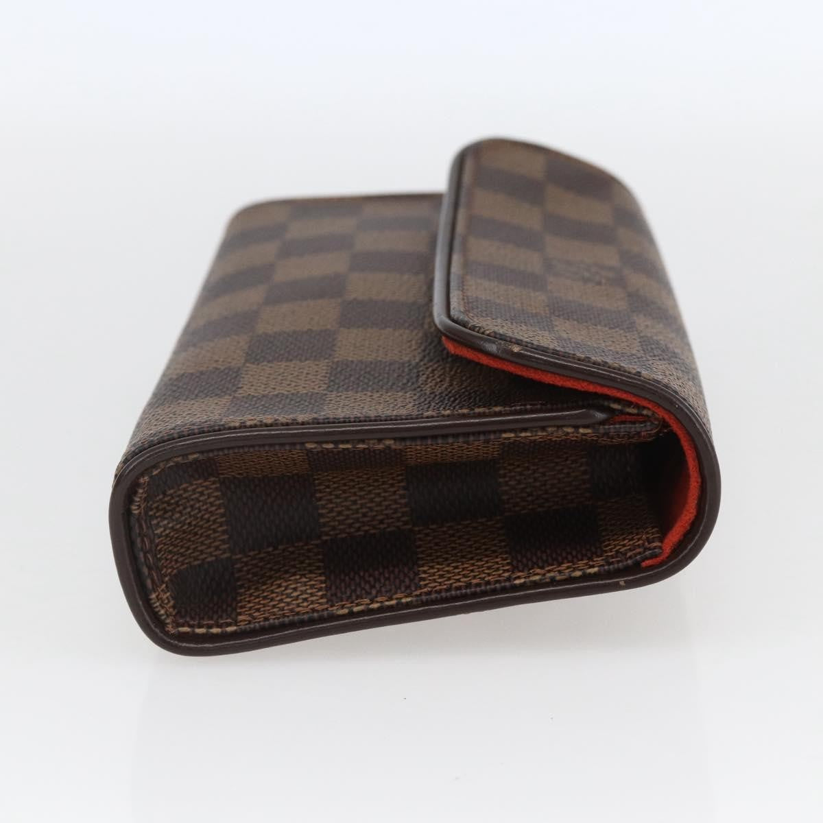 Louis Vuitton Florentine Waist Bag Damier Canvas Brown Canvas Clutche & Pouche Bag (Authentic Pre-Loved)