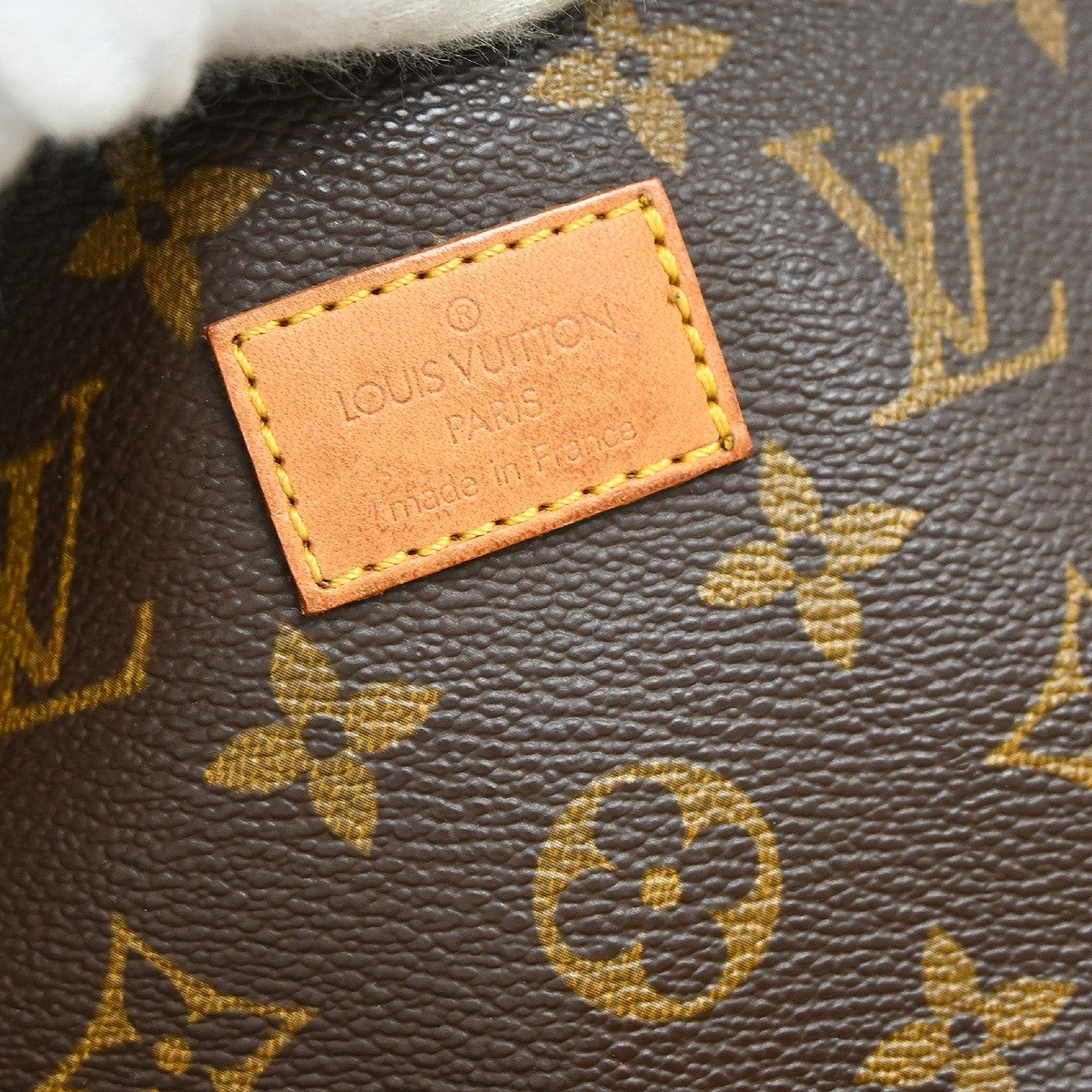 Louis Vuitton Saumur Handbag Monogram Canvas Brown Canvas Shoulder Bag Bag (Authentic Pre-Loved)