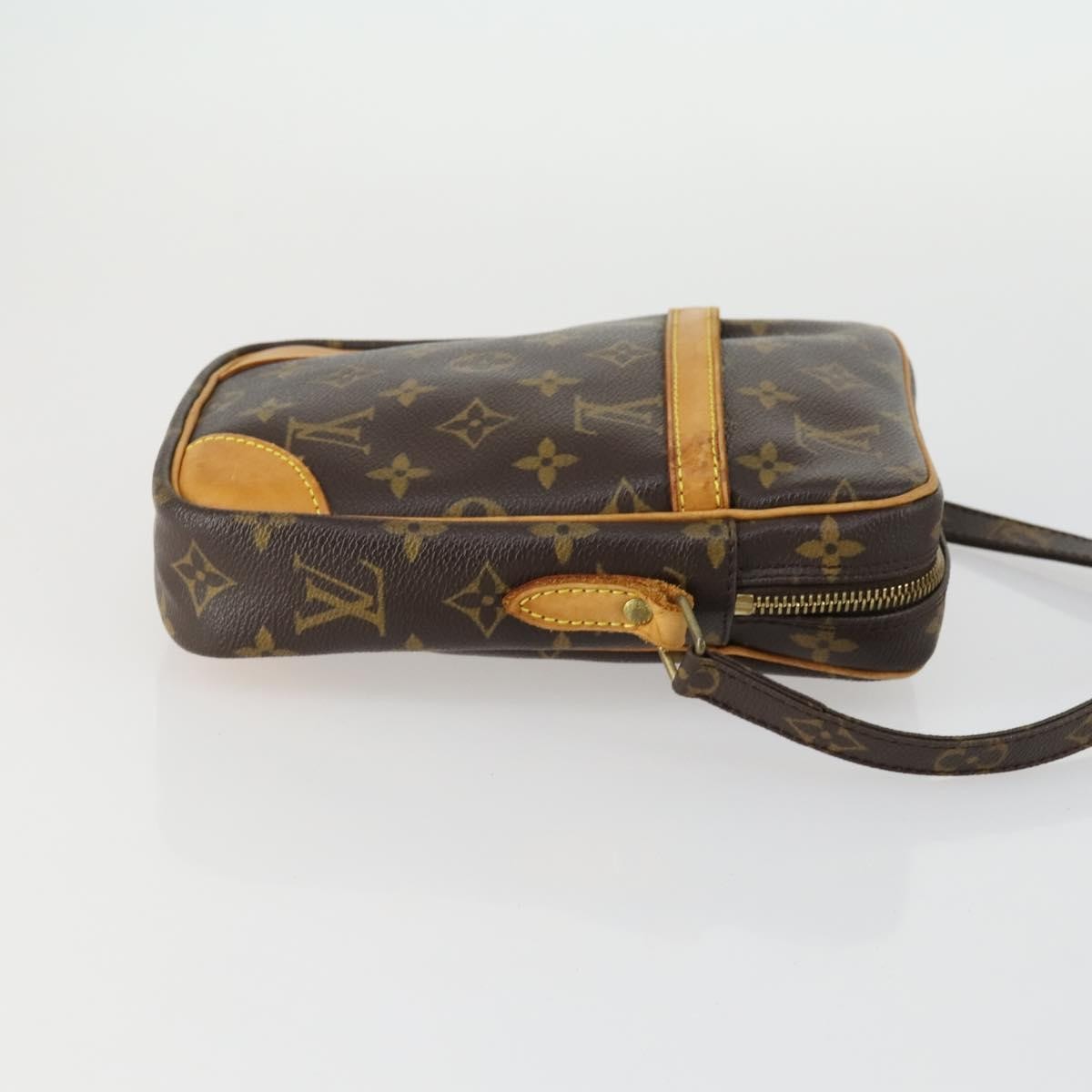 Louis Vuitton Danube Handbag Monogram Canvas Brown Canvas Shoulder Bag Bag (Authentic Pre-Loved)