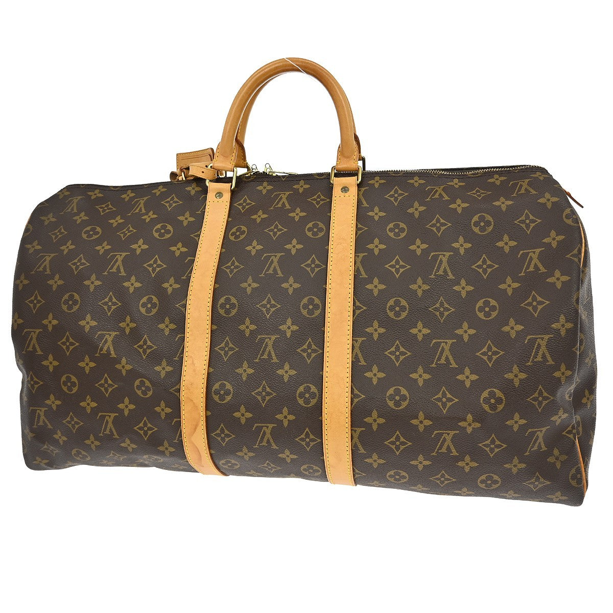 Louis Vuitton Louis Vuitton Keepall Bag Monogram Canvas Brown Canvas Travel Bag Bag (Authentic Pre-Loved)