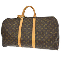 Louis Vuitton Louis Vuitton Keepall Bag Monogram Canvas Brown Canvas Travel Bag Bag (Authentic Pre-Loved)
