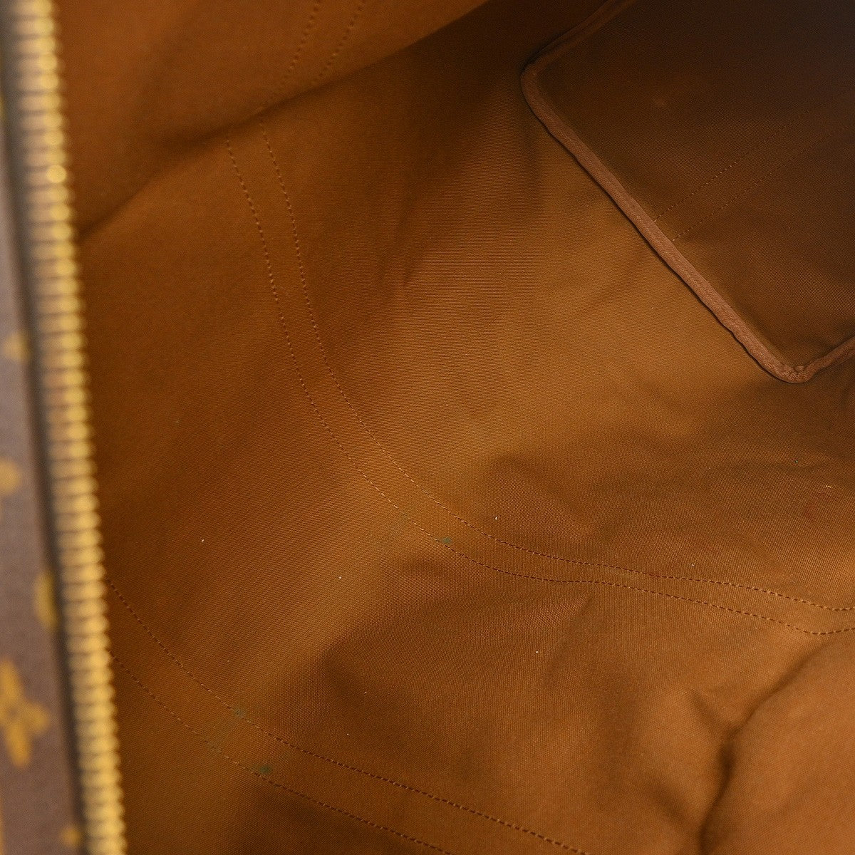Louis Vuitton Keepall Bandouliere Bag Monogram Canvas Brown Canvas Travel Bag Bag (Pre-Loved)
