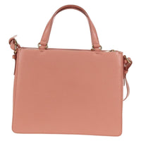 Salvatore Ferragamo Vala Handbag Leather Pink Leather Handbag (Authentic Pre-Loved)