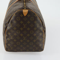 Louis Vuitton Keepall Bag Monogram Canvas Brown Canvas Travel Bag Bag (Pre-Loved)