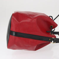 Louis Vuitton Bicolor Petit Noe Handbag Epi Leather Red Leather Shoulder Bag Bag (Authentic Pre-Loved)