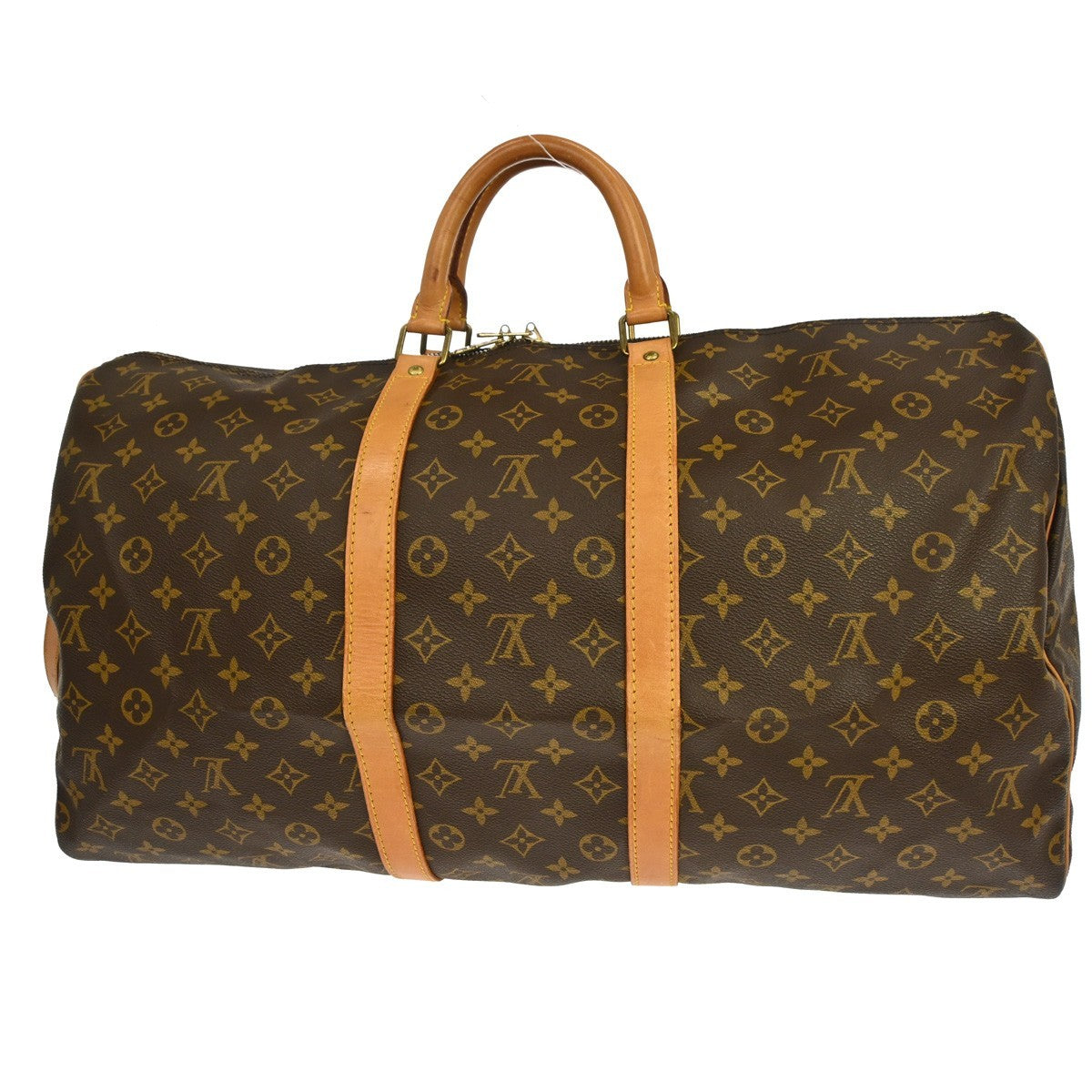 Louis Vuitton Louis Vuitton Keepall Bag Monogram Canvas Brown Canvas Travel Bag Bag (Pre-Loved)