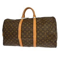 Louis Vuitton Louis Vuitton Keepall Bag Monogram Canvas Brown Canvas Travel Bag Bag (Pre-Loved)