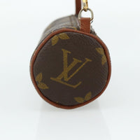 Louis Vuitton Papillon Pochette Monogram Canvas Brown Canvas Clutche & Pouche Bag (Authentic Pre-Loved)