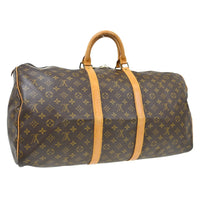 Louis Vuitton Louis Vuitton Keepall Bag Monogram Canvas Brown Canvas Travel Bag Bag (Pre-Loved)