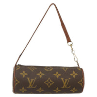 Louis Vuitton Papillon Pochette Monogram Canvas Brown Canvas Clutche & Pouche Bag (Authentic Pre-Loved)
