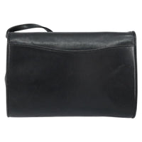 Gucci Vintage Shoulder Bag Leather Black Leather Shoulder Bag Bag (Authentic Pre-Loved)