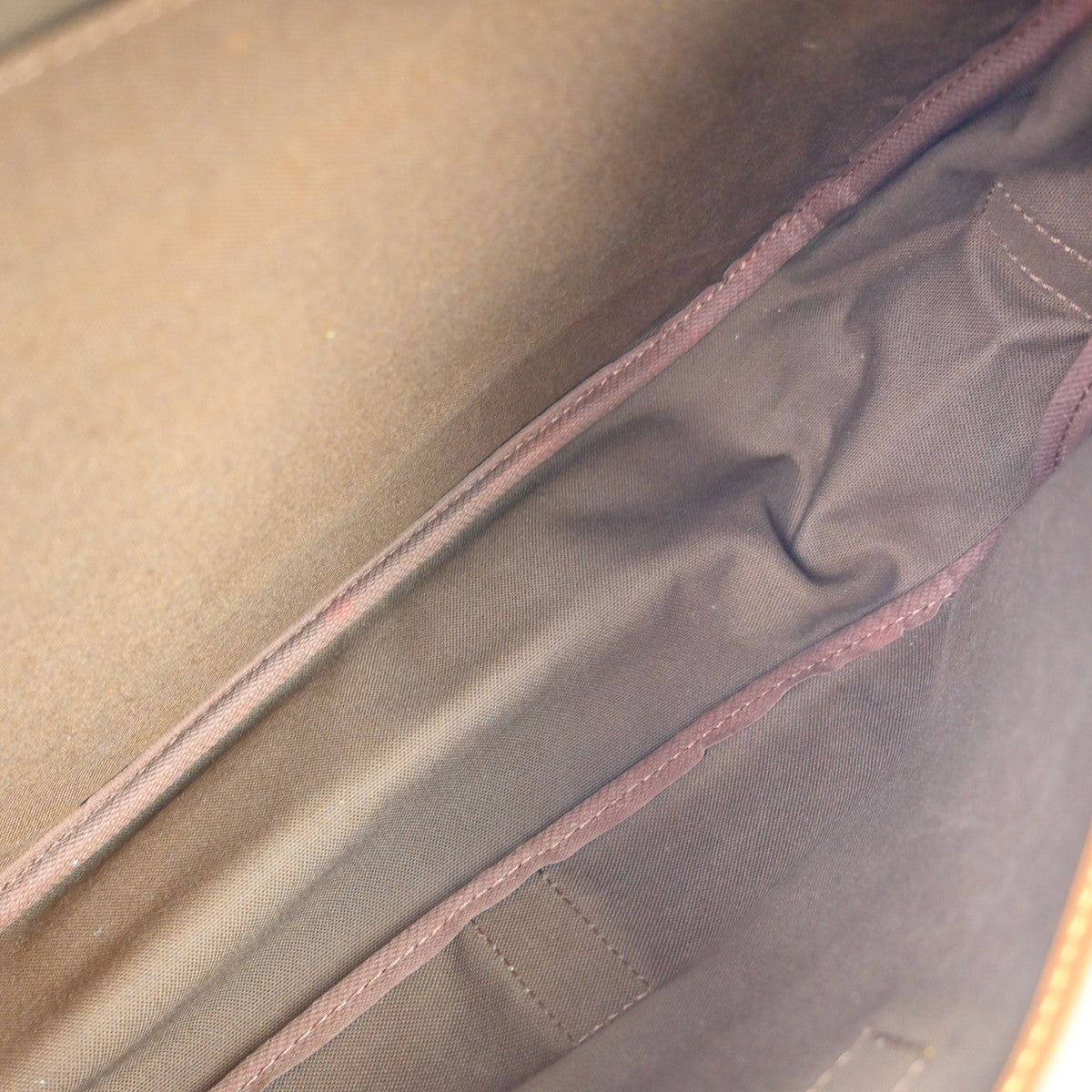 Louis Vuitton Louis Vuitton Saumur Handbag Monogram Canvas Brown Canvas Shoulder Bag Bag (Pre-Loved)