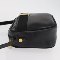 Salvatore Ferragamo Vara Bow Camera Shoulder Bag Leather Black Leather Shoulder Bag Bag (Authentic Pre-Loved)