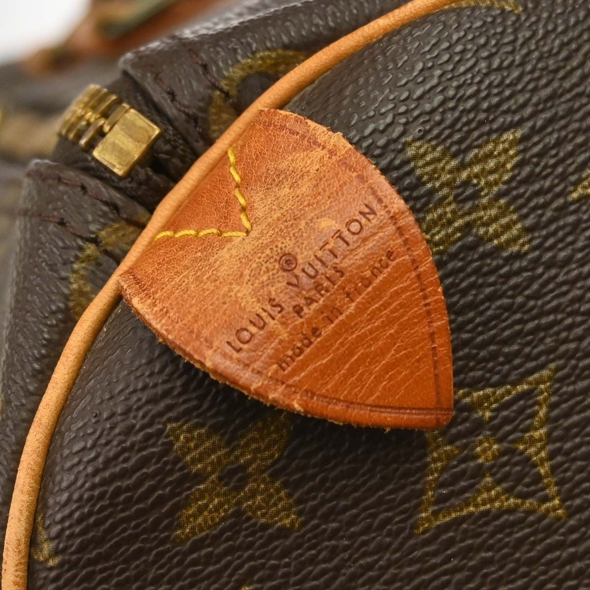 Louis Vuitton Keepall Bag Monogram Canvas Brown Canvas Travel Bag Bag (Authentic Pre-Loved)