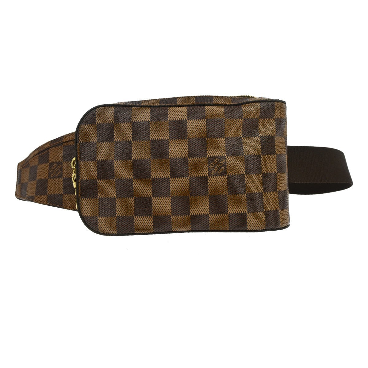 Louis Vuitton Louis Vuitton Geronimos Waist Bag Damier Brown Canvas Shoulder Bag Bag (Authentic Pre-Loved)