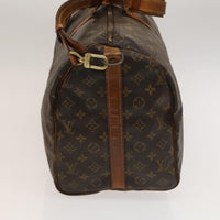 Louis Vuitton Keepall Bandouliere Bag Monogram Canvas Brown Canvas Travel Bag Bag (Pre-Loved)