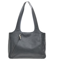 Salvatore Ferragamo Vintage Shoulder Bag Leather Black Leather Shoulder Bag Bag (Authentic Pre-Loved)