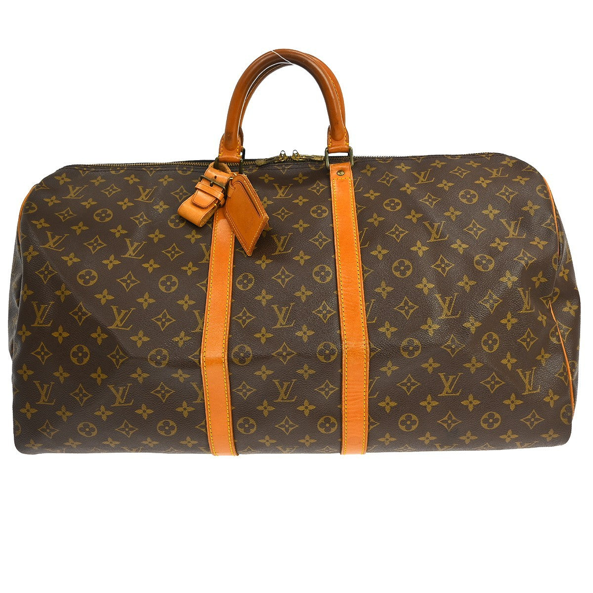Louis Vuitton Louis Vuitton Keepall Bag Monogram Canvas Brown Canvas Travel Bag Bag (Pre-Loved)