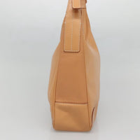 Burberry Shoulder Bag Leather Beige Leather Shoulder Bag Bag (Authentic Pre-Loved)