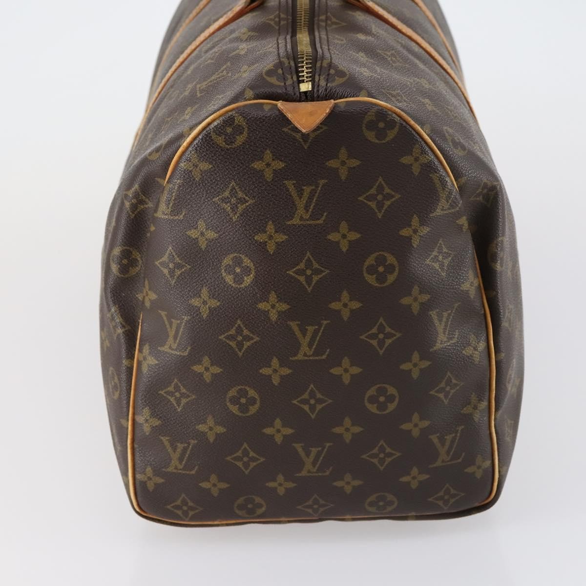 Louis Vuitton Keepall Bag Monogram Canvas Brown Canvas Travel Bag Bag (Pre-Loved)