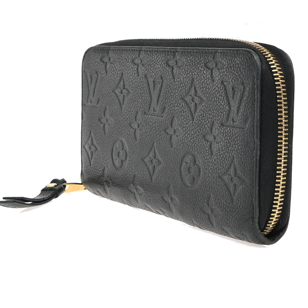 Louis Vuitton Portefeuille Zippy Monogramme Empreinte Monogramme Empreinte Black Leather Wallets Accessory (Authentic Pre-Loved)