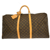 Louis Vuitton Keepall Bag Monogram Canvas Brown Canvas Travel Bag Bag (Pre-Loved)