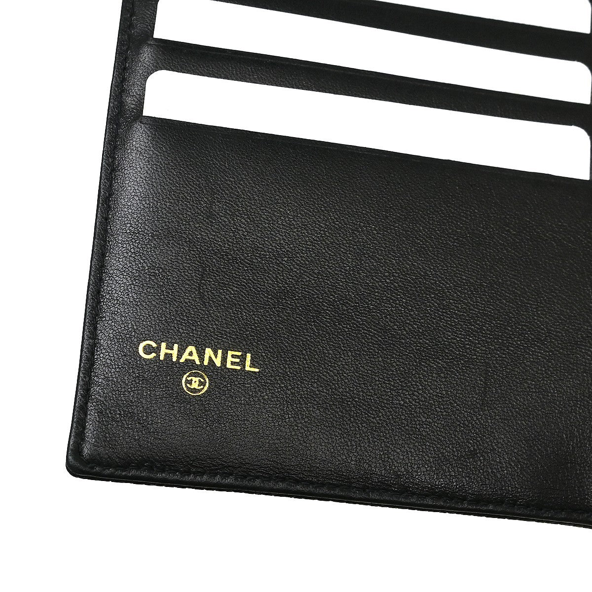 Chanel Timeless Cc French Wallet Caviar Black Calfskin Wallets Accessory (Pre-Loved)